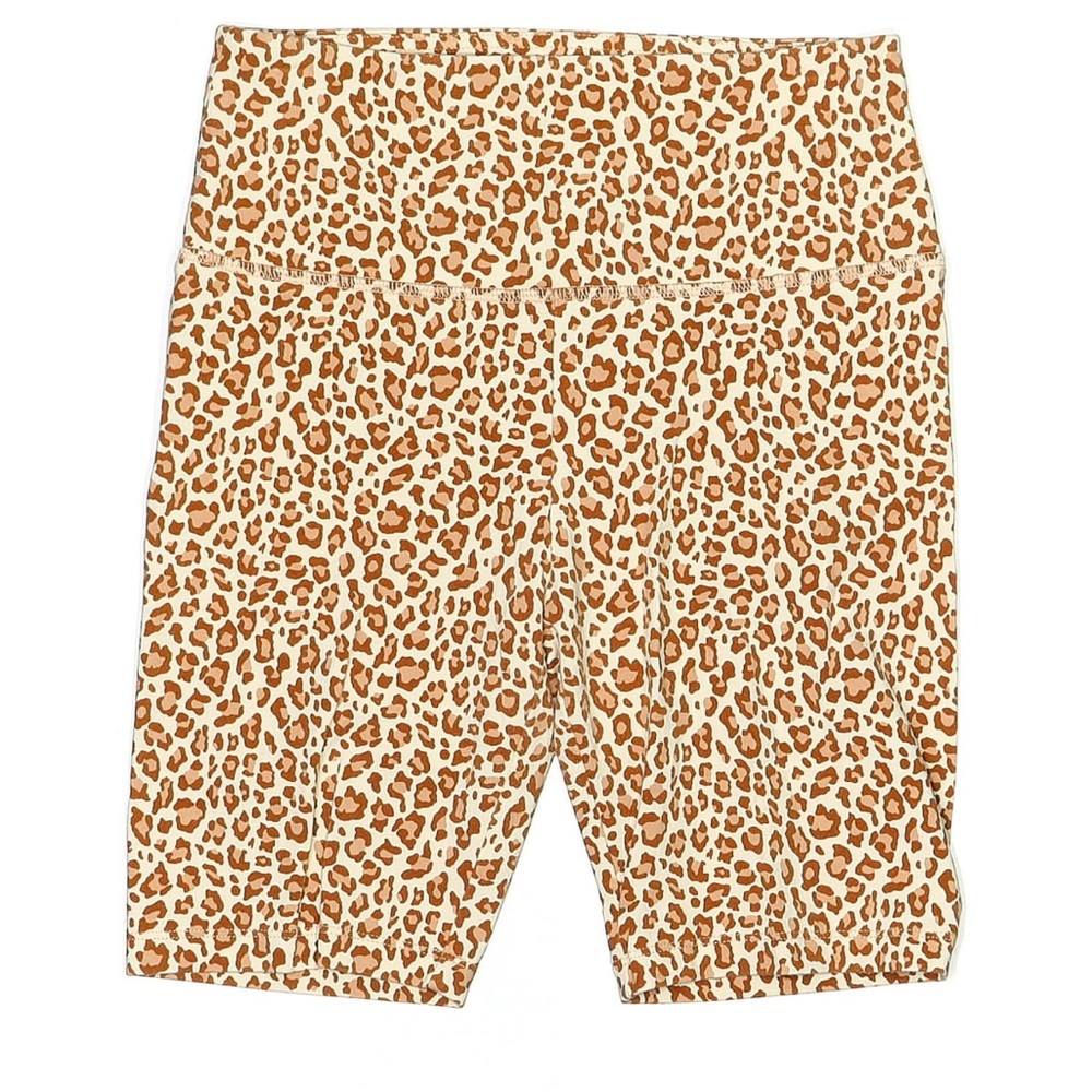 Lou & Grey Leopard Print Terry Bike Shorts